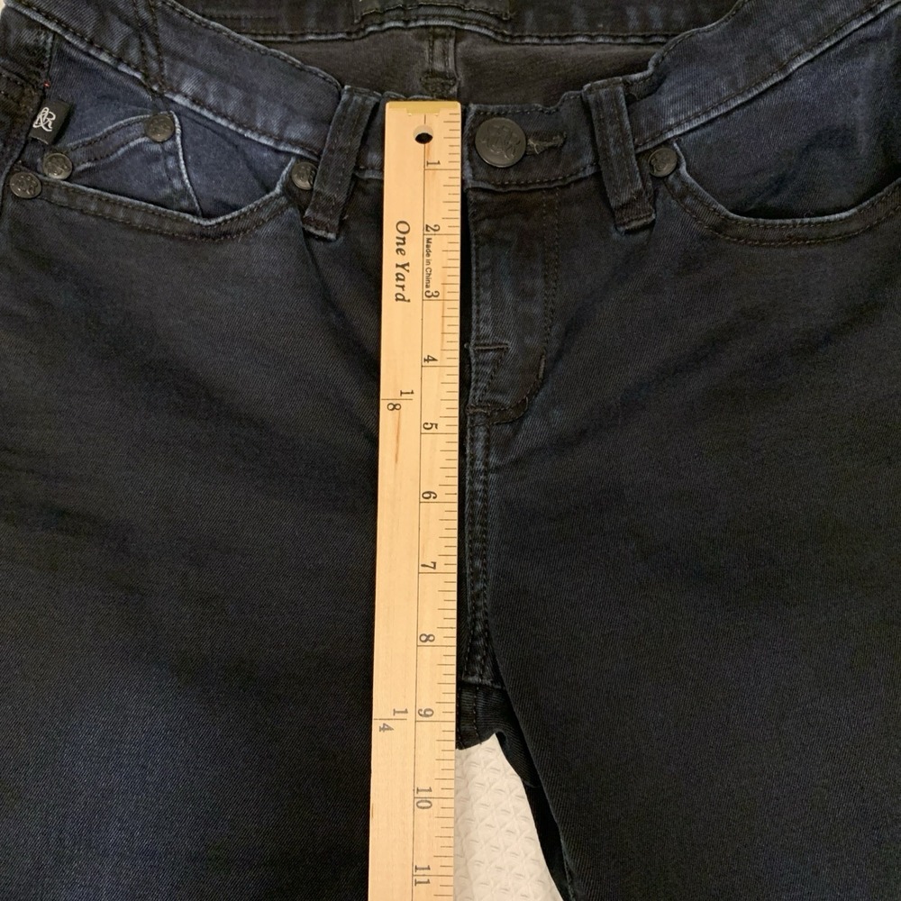 Vintage Rock & Republic Berlin Skinny Jeans Womens 8M Dark Wash Y2K - Picture 14 of 16